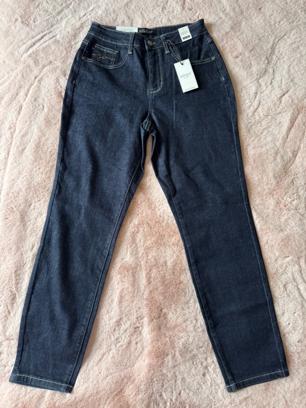 NWT Judy Blue High Waisted Dark Wash Mom Jeans in Style JB8827 Size 5/27